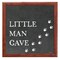 12" x 12" Little Man Cave Framed Wall Art, Contemporary Home Décor for Baby or Child's Room, Glass Facing and Hanging Hardware Included